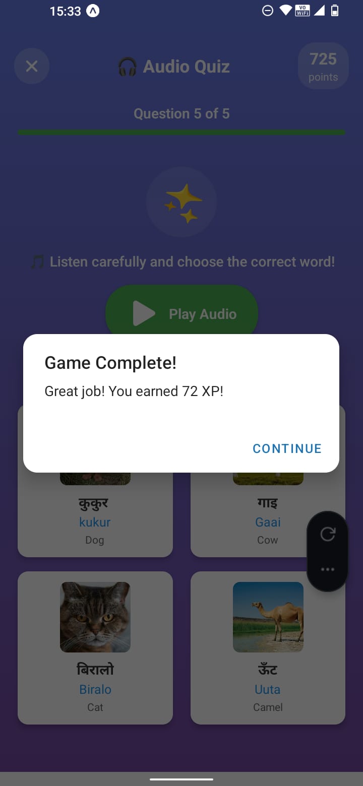 Bhasha Game - Screenshot 3